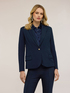 Einreihiger Blazer mit gestreiftem Innenfutter image number 0