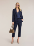 Pantalon regular en cady image number 0
