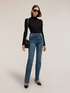 Turtleneck cashmere-blend t-shirt image number 2
