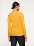 Crew-neck sweater with jewel buttons image number 1