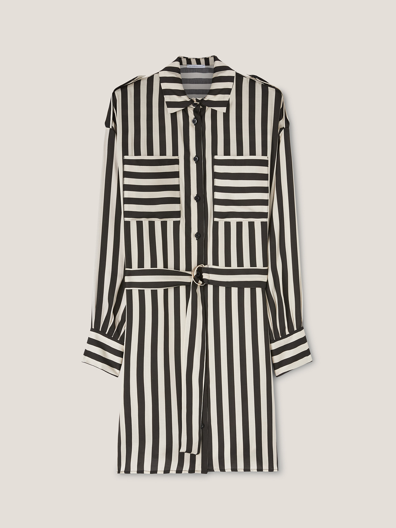 Vestito chemisier a righe