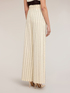 Pinstripe palazzo pants The Tailoring Lab image number 1