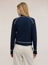 Wool and silk blend knit turtleneck image number 1
