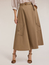 Fustă cargo din poplin de bumbac image number 2