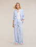 Blazer crois&eacute; en lin image number 3