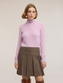 Turtleneck sweater in viscose blend image number 0