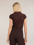 Polo aus Strickware mit Paillettenbesatz image number 1