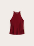 Satin top with back draping image number 4