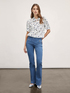 Pantalones flare con bolsillos image number 3