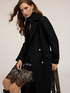 Double-breasted coat in wool blend cloth image number 3