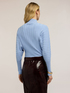 Oversized flat rib knit sweater image number 1