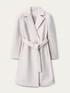 Teddy effect cloth wrap coat image number 3