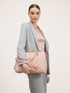 Quilted faux leather Shopping bag image number 3