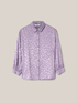 Animal-print patterned satin shirt image number 3