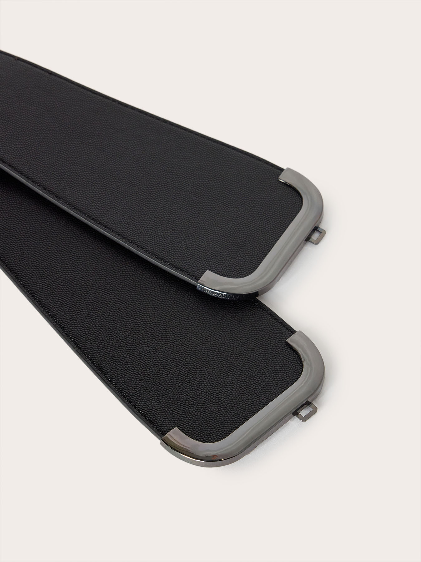 Cintura elastica con fibbia squadrata metallica image number 2