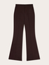 Flare pants with pressed crease image number 4