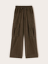 Cargo pants in mixed lyocell gabardine image number 4