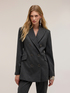 The Tailoring Lab pinstripe double-breasted blazer image number 0