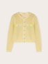 Openwork knit cardigan image number 4