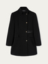 Cappotto doppiopetto in tessuto cr&ecirc;pe image number 3