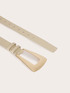 Belt with geometric buckle image number 2