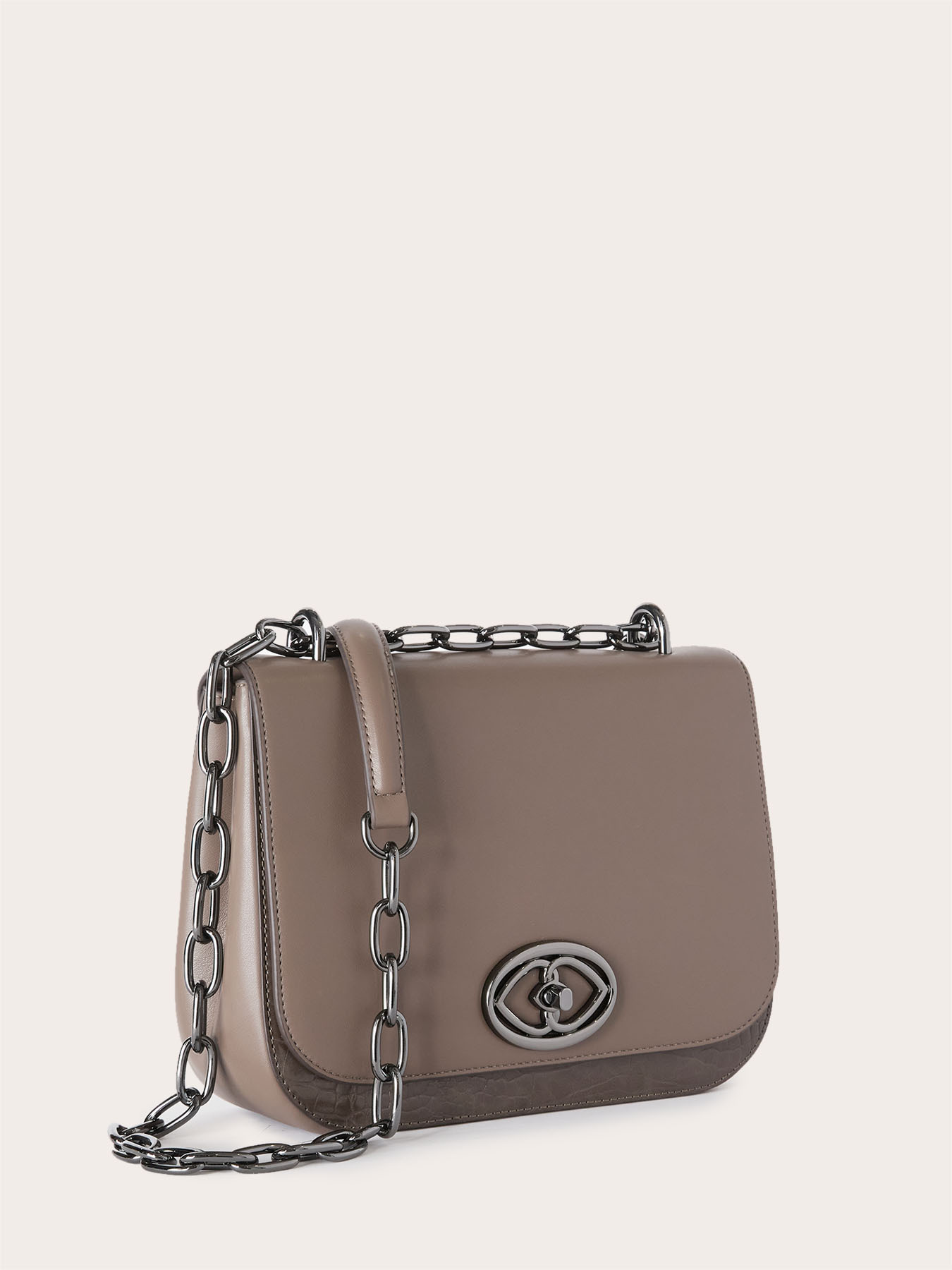 Coated fabric shoulder bag image number 2