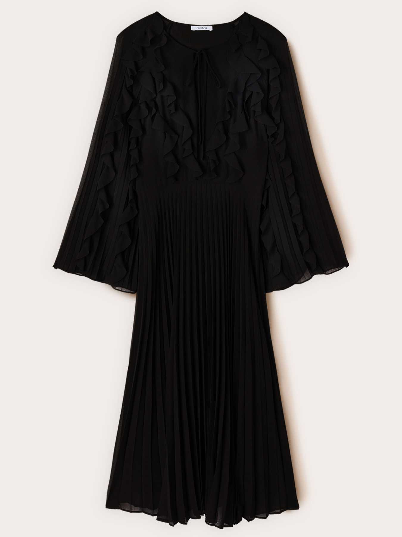 Vestito pliss&eacute; in georgette image number 4