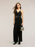 Langer Plissee-Jumpsuit aus Georgette image number 0
