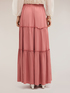 Flounced viscose skirt image number 1