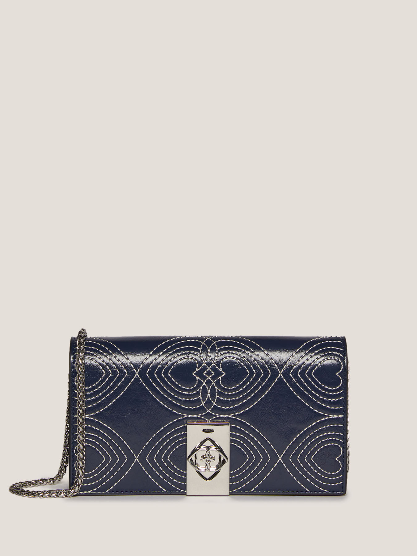 Wallet Bag aus Lederimitat mit Double Love-Stickerei image number 0