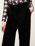 Velvet palazzo trousers image number 2