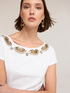 T-shirt with jewel appliqu&eacute;s image number 3