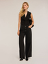 Black wide leg slouchy jeans image number 3