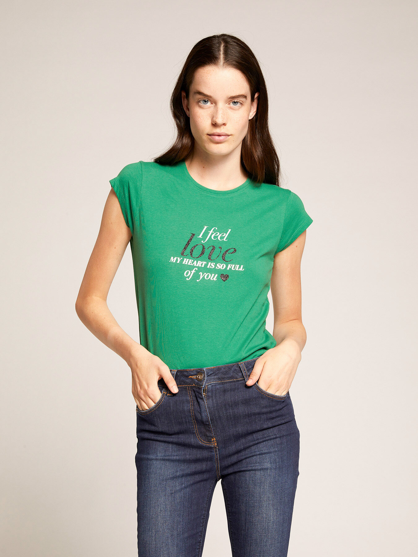 T-shirt avec inscription image number 0