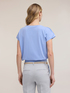 Two-tone cotton blend T-shirt image number 1