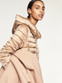 Teddy-effect wrap coat with down image number 2