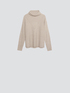 Maglia collo alto misto alpaca image number 3
