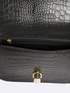 Umhängetasche aus Leder mit Krokodruck image number 4