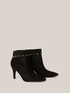 Faux suede ankle boot image number 1