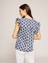 Geometric pattern blouse image number 1