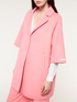Solid colour oversized cloth coat image number 2