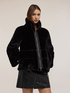 Teddy effect jacket with zip image number 2