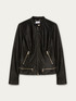 Jacke aus Lederimitat mit dekorativem Rei&szlig;verschluss image number 3