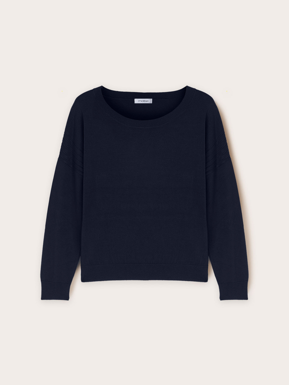Oversized viscose sweater