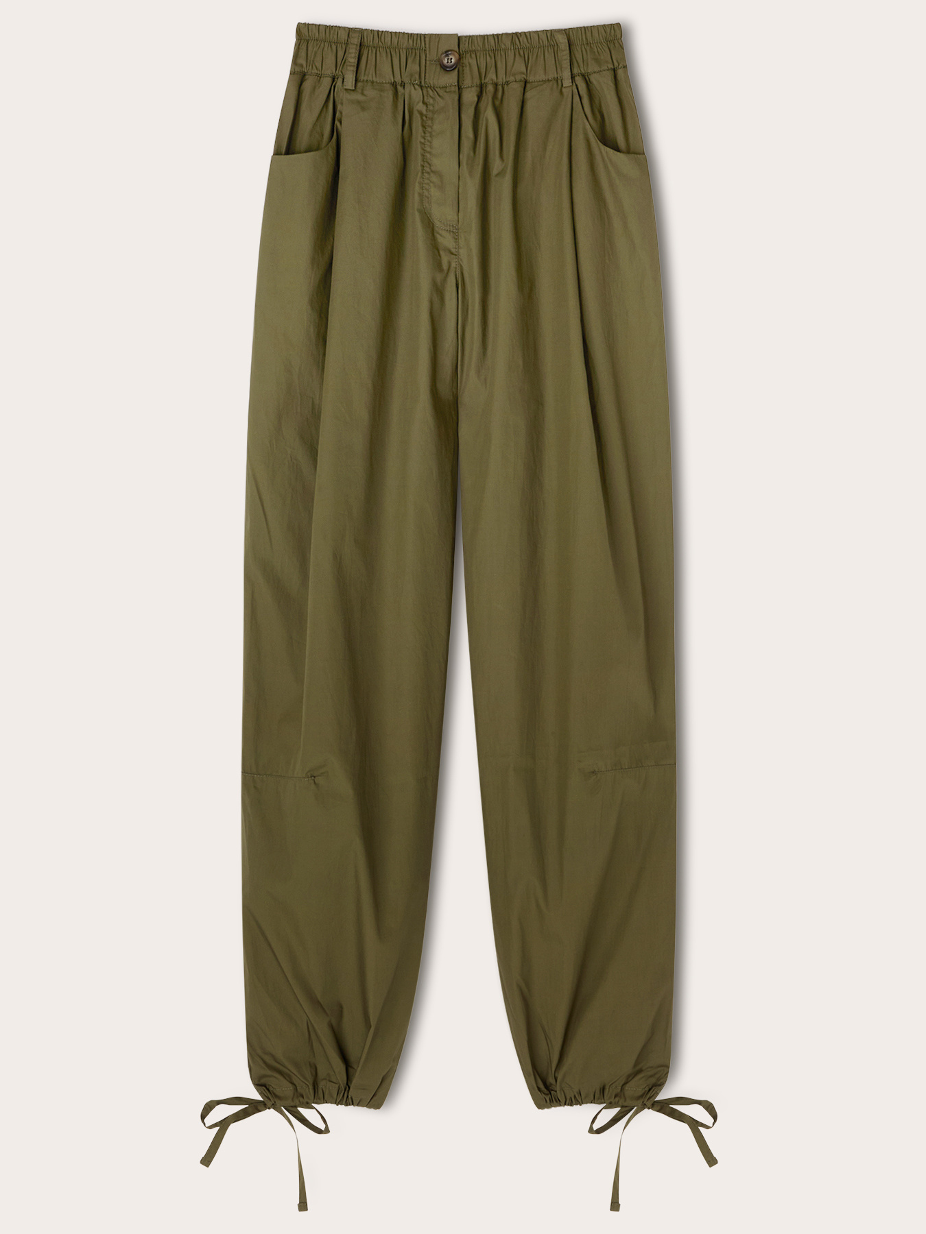 Pantalones cargo de popelina de algod&oacute;n image number 4