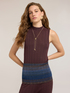 Strickpullover mit Rollkragen und Lurex-Saum image number 0