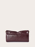 Flat clutch with draped flap and chain image number 1