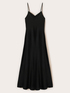 Langes Lingerie-Kleid aus Satin image number 4