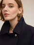 Manteau crois&eacute; en drap image number 3