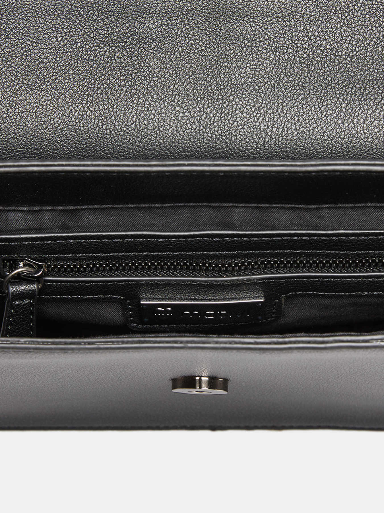 Borsa a tracolla con castoni image number 4